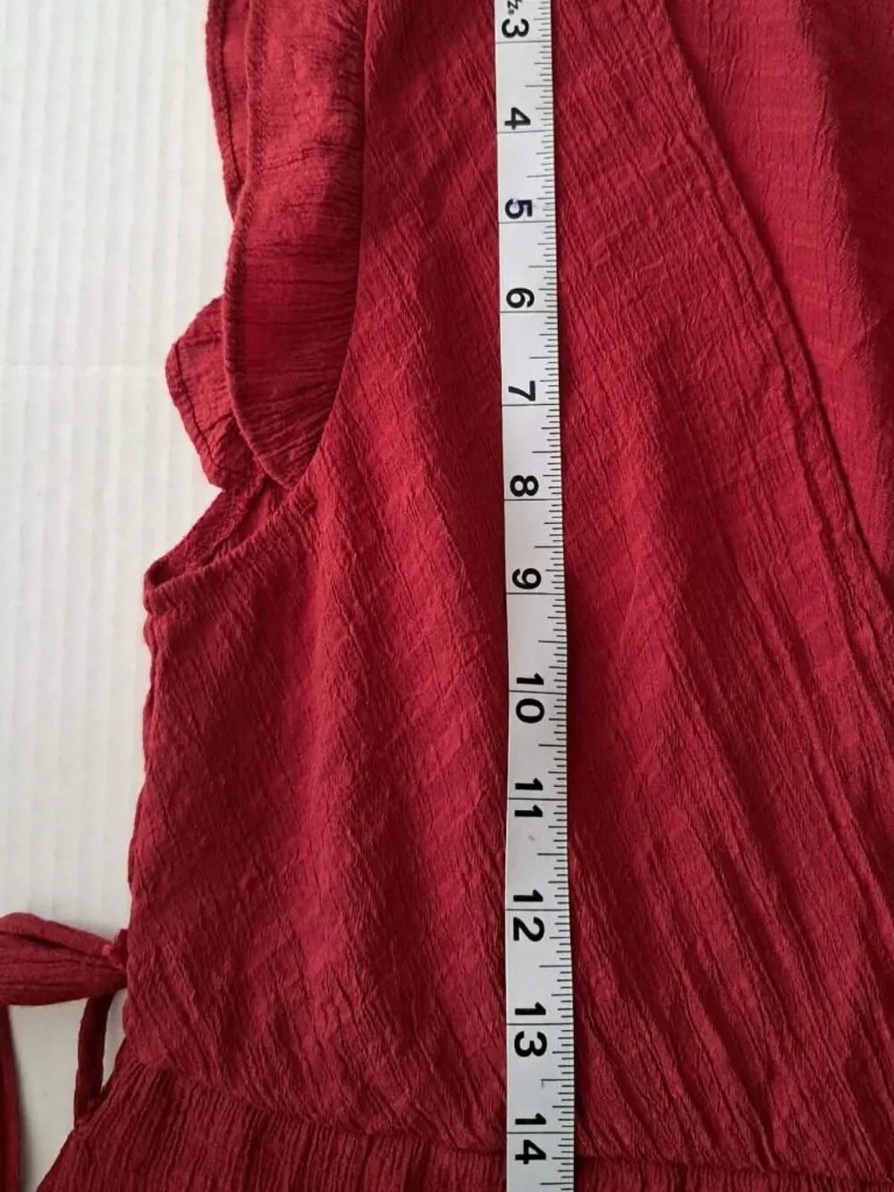 SHEIN Unity Women’s Surplice Neck Self-Tie Ruffle A-Line Dress Size M - Picture 10 of 10